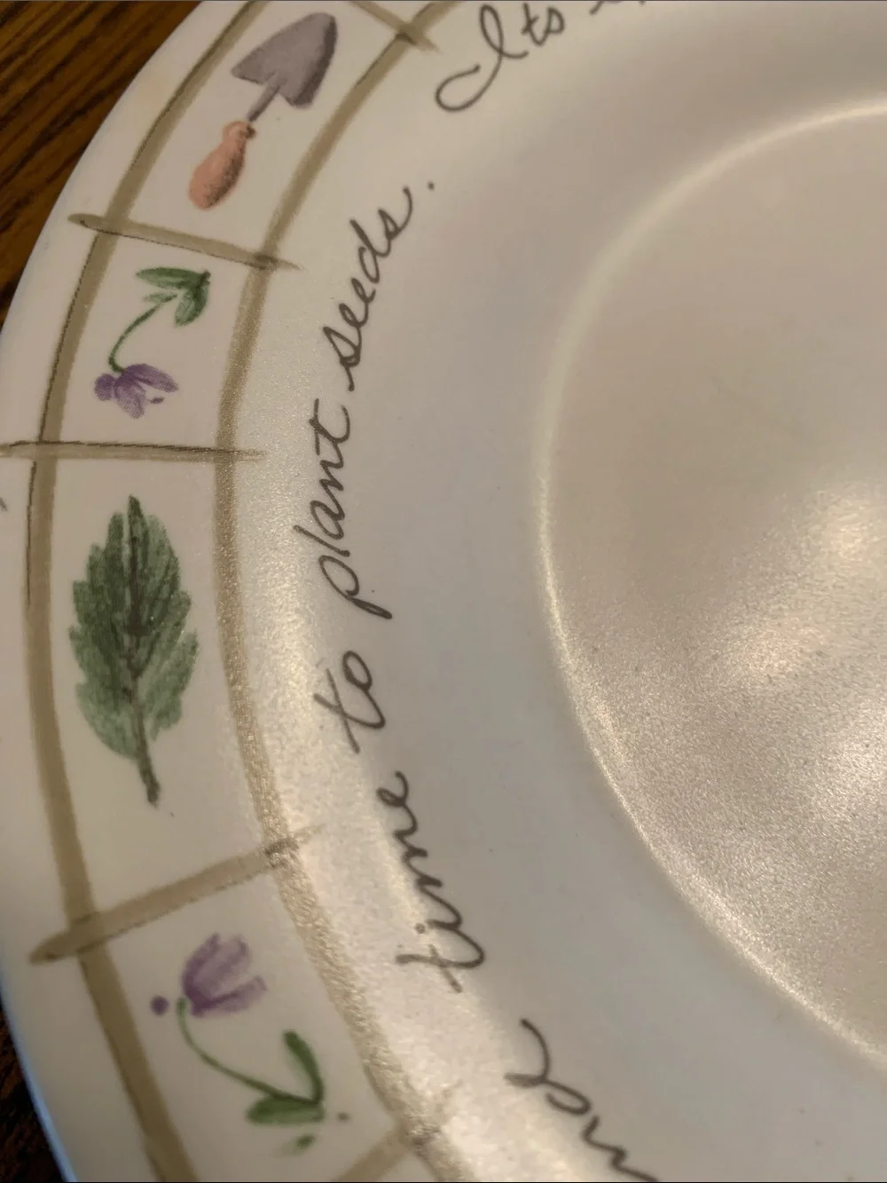 Pfaltzgraff Salad Plate. Perinnials Pattern